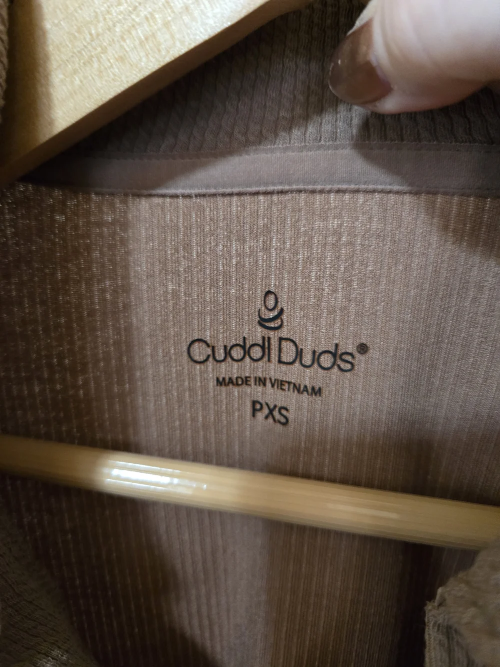 Cuddl Duds Ribbed Knit 2 Piece Lounge Wear in Taupe Soft Comfy Fall
